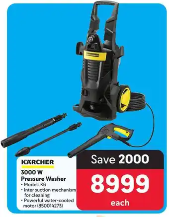 Makro KARCHER 3000 W Pressure Washer offer