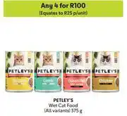 Makro Petley's Wet Cat Food (All Variants)-For 4 x 375g offer