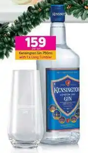 Game Kensington Gin 750ml With 1 x Long Tumbler-Per Set offer