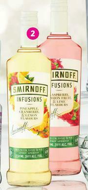 Game Smirnoff Infusions Assorted-750ml Each offer