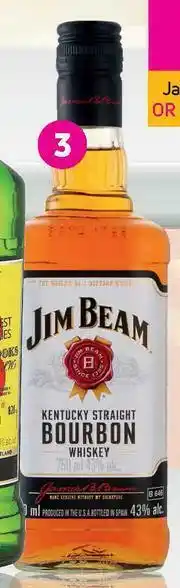 Game Jim Beam White Label Kentucky Straight Bourbon Whisky-750ml Each offer