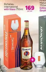 Game Richelieu International 750ml With Glass-Per Set offer