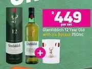 Glenfiddich 12 Year Old 750ml With Ice Bucket-Per Set