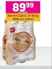 Game Bernini Classic Or Ruby NRBs-6 x 440ml Per Pack offer
