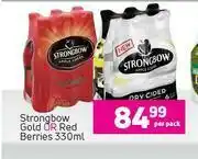 Game Strongbow Gold Or Red Berries-330ml Per Pack offer