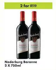 Game Nederburg Baronne-2 x 750ml offer