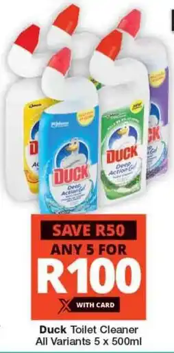 Checkers Hyper Duck Toilet Cleaner All Variants offer