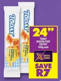 Shoprite Today frozen puff pastry offer