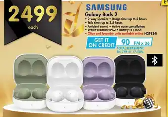 Makro Samsung Galaxy Buds 2 offer