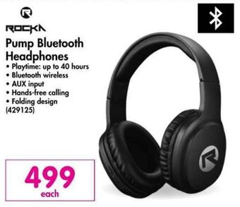 Makro Rocka Pump Bluetooth Headphones offer