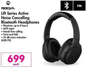 Makro Rocka Lift Series Active Noise Cancelling Bluetooth Headphones offer