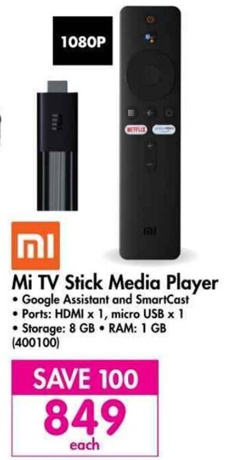 Makro Mi TV Stick Media Player offer