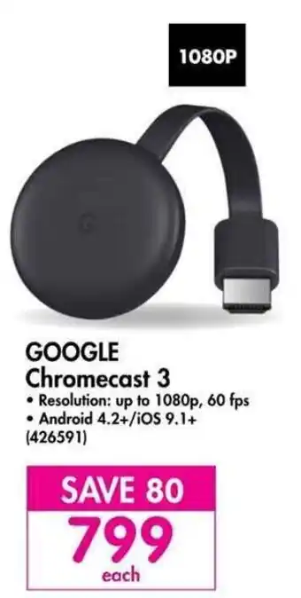 Makro Google Chromecast 3 offer