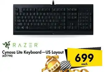Makro Razer Cynosa Lite Keyboard - Us Layout offer