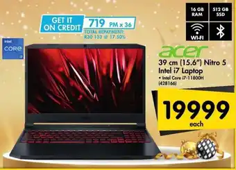 Makro Acer 39cm 15.6" Nitro 5 Intel i7 Laptop offer