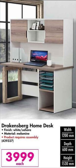 Makro Drakensberg Home Desk offer