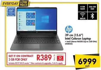 HP 39cm 15.6 Intel Celeron Laptop