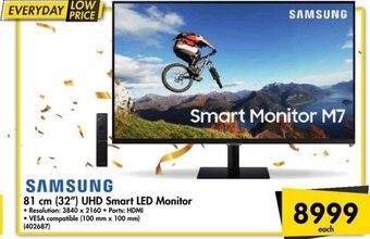 Makro Samsung 81cm 32" UHD Smart LED Monitor offer