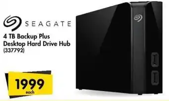 Seagate 4TB Backup Plus Desktop Hard Drive Hub