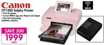 Makro Canon CP1300 Selphy Printer offer