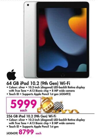 Makro 64GB iPad 10.2 9th Gen Wi-Fi offer