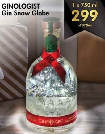 Ginologist Gin Snow Globe 750ml