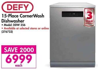 Makro Defy 15-Place CornerWash Dishwasher offer