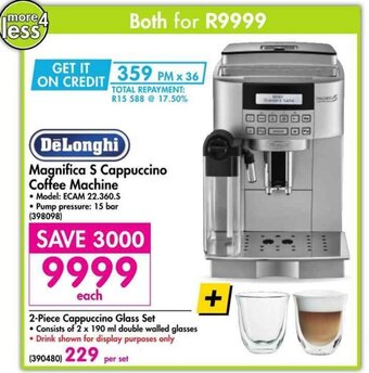 Makro Delonghi Magnifica S Cappuccino Coffee Machine offer
