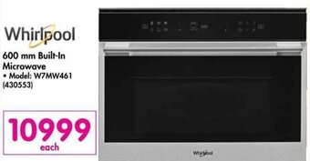 Makro Whirlpool 600mm Built-In Microwave offer