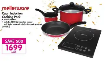 Mellerawre Capri Induction Cooking Pack 1800W