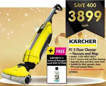 Karcher FC 5 Floor Cleaner -Vacuum and Mop