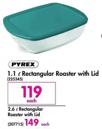 Makro Ptrex 1.1L Retangular Roaster with Lid offer