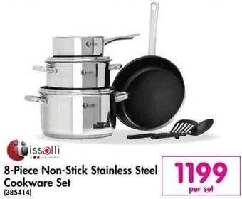 Makro 8-Piece Non-Stick Stainless Steel Cookware Set offer