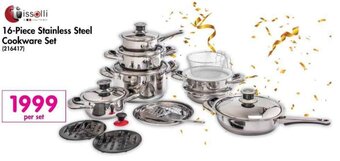Makro 16-Piece Stainless Steel Cookware Set offer