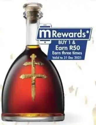 D'Usse VSOP Cognac 750ml