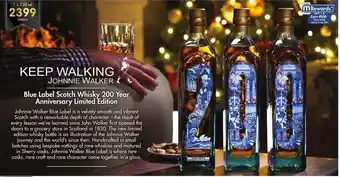 Makro’s liquor Blue Label Scotch Whiskey Johnnie Walker 750ml offer