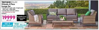 Makro Terraceleisure Orlando 4-Piece Lounge Set offer