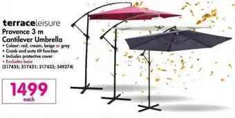 Makro Terraceleisure Provence 3m/ Cantilever Umbrella offer
