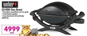 Makro Weber Q1000 Gas Braai offer