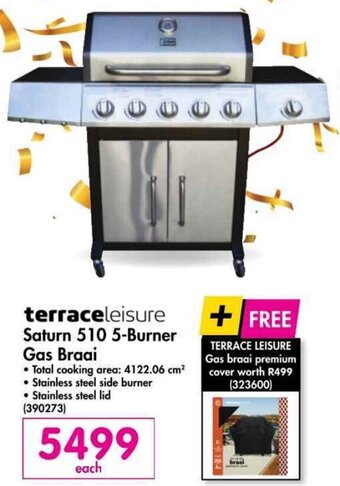 Makro Terraceleisure Saturn 510 5-Burner Gas braai offer