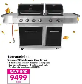 Makro Terraceleisure Saturn 360 6-Burner Gas Braai offer