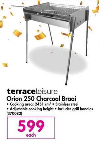 Makro Terraceleisure Orion 250 Charcoal Braai offer