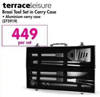 Makro Terraceleisure Braai Tool Set in Carry Case offer