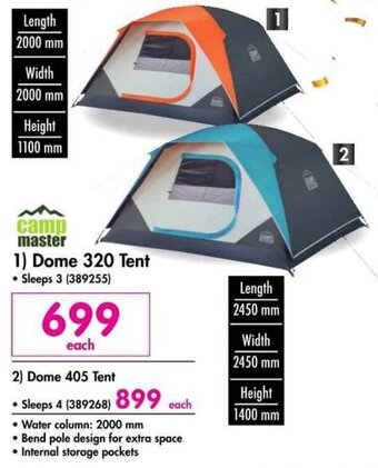 Makro Camp Master Dome 405 Tent offer