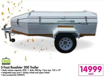 Makro Camp Master 5-Foot Roadster 200 Trailer offer