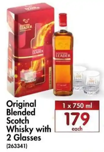 Makro’s liquor Original Blended Scotch Whisky with 2 Glasses 750ml offer