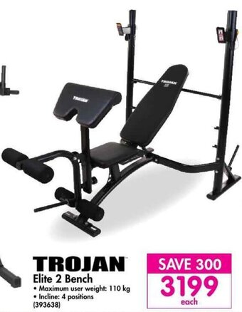 Makro Trojan Elite 2 Bench 110kg offer