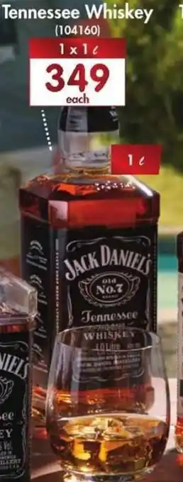 Tennessee Whiskey Jack Daniel's 1L