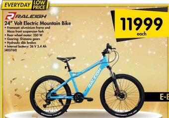 Makro Raleigh 24" Volt Electric Mountain Bike offer
