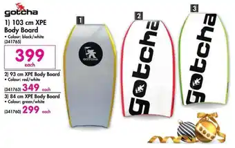 Makro Gotcha 103cm XPE Body Board offer